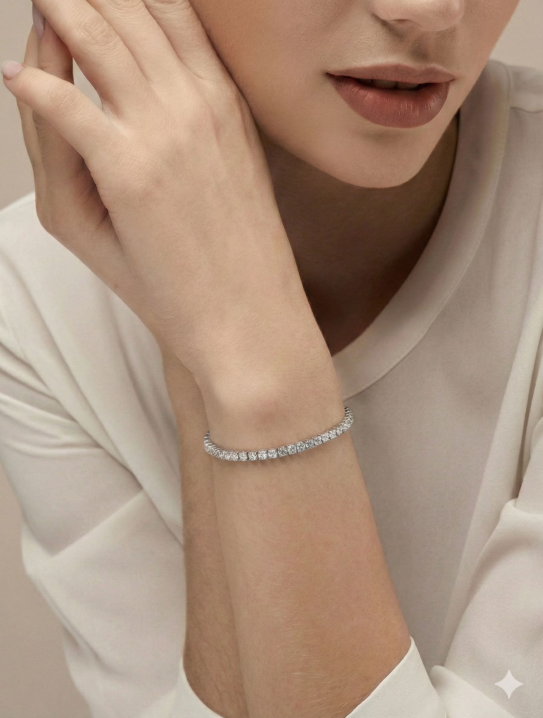 Charis Kalliste Éclat Tennis Bracelet